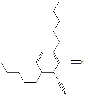 1,2-Benzenedicarbonitrile, 3,6-dipentyl-