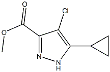 4-氯-5-环丙基-1H-吡唑-3-羧酸甲酯