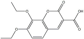 7,8-diethoxy-2-oxo-2H-chromene-3-carboxylic acid