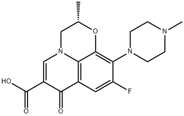 (S)-9-fluoro-2-methyl-10-(4-methylpiperazin-1-yl)-7-oxo-2,3-dihydro-7H-[1,4]oxazino[2,3,4-ij]quinoline-6-carboxylic acid