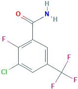 3-CHLORO-2-FLUORO-5-(TRIFLUOROMETHYL)BENZAMIDE