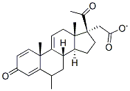 6-methyl-3,20-dioxo-1,4,9(11)-pregnatrien-17-acetate
