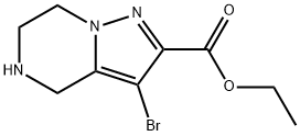 ethyl 3-bromo-4,5,6,7-tetrahydropyrazolo[1,5-a]pyrazine-2-carboxylate
