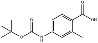 4-((Tert-butoxycarbonyl)amino)-2-methylbenzoic acid