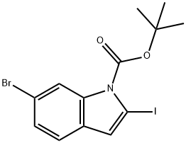 1H-Indole-1-carboxylic acid, 6-bromo-2-iodo-, 1,1-dimethylethyl ester