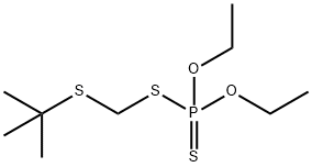 phosphorodithioic acid, S-[[(1,1-dimethylethyl)thio]methyl] O,O-diethyl ester
