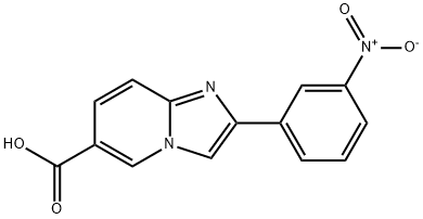 Imidazo[1,2-a]pyridine-6-carboxylic acid, 2-(3-nitrophenyl)-