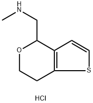 6,7-dihydro-N-methyl-4H-Thieno[3,2-c]pyran-4-methanamine hydrochloride