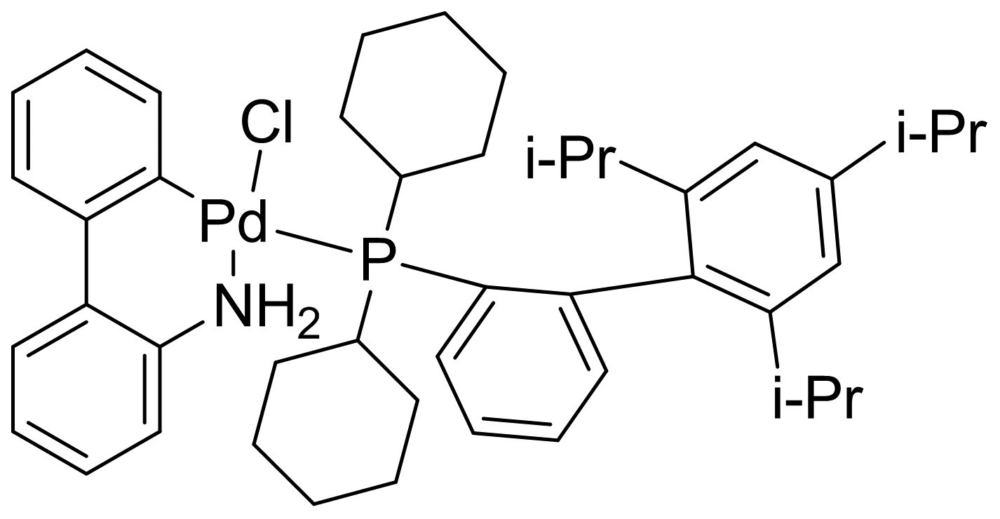 Chloro(2-​dicyclohexylphosphino-​2',4',6'-triisopropyl-1,1'-biphenyl)[2-(2'-amino-1,1'-biphenyl)]palladium(II)