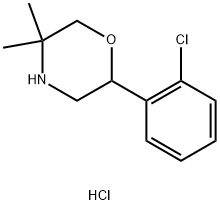 2-(2-chlorophenyl)-5,5-dimethylmorpholine hydrochloride