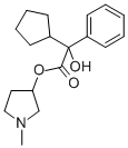 1-Methylpyrrolidin-3-yl -2-cyclopentylhydroxyphenylacetate