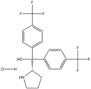 2-Pyrrolidinemethanol, α,α-bis[4-(trifluoromethyl)phenyl]-, hydrochloride, (S)-