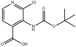 3-((tert-butoxycarbonyl)amino)-2-chloroisonicotinic acid