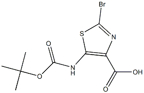 2-溴-5-((叔丁氧基羰基)氨基)噻唑-4-羧酸