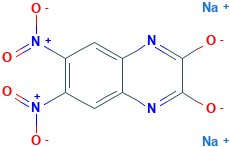 SODIUM 6;7-DINITROQUINOXALINE-2;3-BIS(OLATE);6;7-DINITROQUINOXALINE-2;3-DIONE DISODIUM SALT