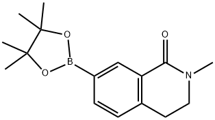 2-甲基-7-(4,4,5,5-四甲基-1,3,2-二氧硼杂环戊烷-2-基)-3,4-二氢异喹啉-1(2H)-酮