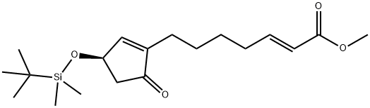 (R,E)-methyl 7-(3-((tert-butyldimethylsilyl)oxy)-5-oxocyclopent-1-en-1-yl)hept-2-enoate