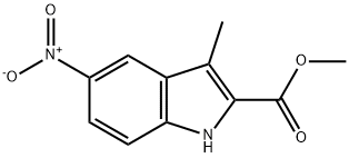 1H-Indole-2-carboxylic acid, 3-methyl-5-nitro-, methyl ester