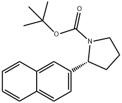 1-Pyrrolidinecarboxylic acid, 2-(2-naphthalenyl)-, 1,1-dimethylethyl ester, (2R)-