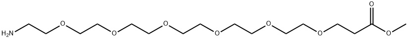 4,7,10,13,16,19-Hexaoxaheneicosanoic acid, 21-amino-, methyl ester