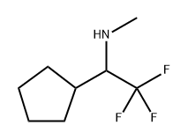 1-Cyclopentyl-2,2,2-trifluoro-N-methylethan-1-amine