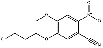5-(3-chlorpropoxy)-4-Methoxy-2-nitrobenzonitrile