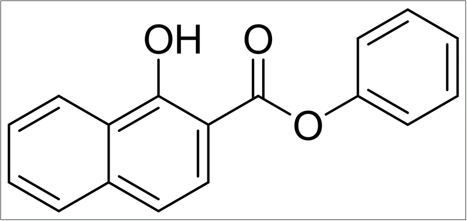1-hydroxy-2-naphthalenecarboxylicaciphenylester