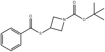 1-Azetidinecarboxylic acid, 3-(benzoylthio)-, 1,1-dimethylethyl ester