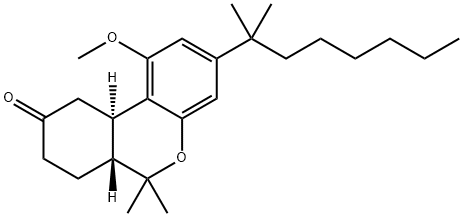 9H-Dibenzo[b,d]pyran-9-one, 3-(1,1-dimethylheptyl)-6,6a,7,8,10,10a-hexahydro-1-methoxy-6,6-dimethyl-, (6aR,10aR)-