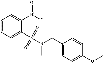 Benzenesulfonamide, N-[(4-methoxyphenyl)methyl]-N-methyl-2-nitro-