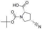 (2S,4S)-1-(tert-butoxycarbonyl)-4-cyanopyrrolidine-2-carboxylic acid