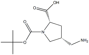 (2S,4R)-4-氨基甲基-1-N-叔丁氧羰基吡咯烷-2-甲酸