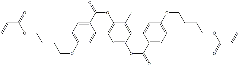 4-[4-[(1-Oxo-2-propenyl)oxy]butoxy]benzoic acid 2-methyl-1,4-phenylene ester