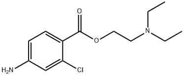 Benzoic acid, 4-amino-2-chloro-, 2-(diethylamino)ethyl ester