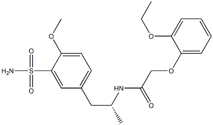 2-(2-ethoxyphenoxy)-N-[(2R)-1-(4-methoxy-3-sulfamoylphenyl)propan-2-yl]acetamide