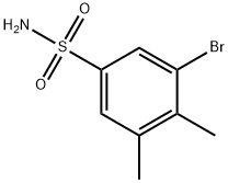 3-bromo-4,5-dimethylbenzene-1-sulfonamide