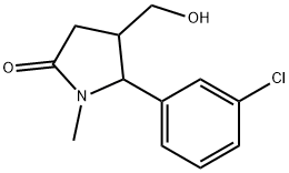 5-(3-chlorophenyl)-4-(hydroxymethyl)-1-methylpyrrolidin-2-one