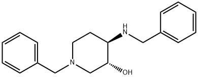 3-Piperidinol, 1-(phenylmethyl)-4-[(phenylmethyl)amino]-, (3R,4R)-