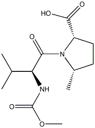 (2S,5S)-1-(2-Methoxycarbonylamino-3-methyl-butyryl)-5-methyl-pyrrolidine-2-carboxylic acid