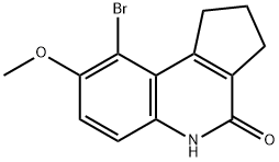 4H-Cyclopenta[c]quinolin-4-one, 9-bromo-1,2,3,5-tetrahydro-8-methoxy-