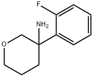 2H-Pyran-3-amine, 3-(2-fluorophenyl)tetrahydro-