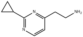 4-Pyrimidineethanamine, 2-cyclopropyl-
