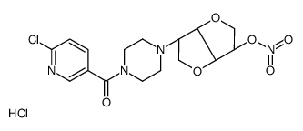 [(3S,3aR,6S,6aS)-3-[4-(6-chloropyridine-3-carbonyl)piperazin-1-yl]-2,3,3a,5,6,6a-hexahydrofuro[3,2-b]furan-6-yl] nitrate,hydrochloride