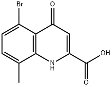 2-Quinolinecarboxylic acid, 5-bromo-1,4-dihydro-8-methyl-4-oxo-