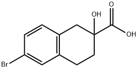 6-bromo-2-hydroxy-1,2,3,4-tetrahydronaphthalene-2-carboxylic acid