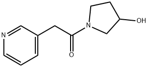 Ethanone, 1-(3-hydroxy-1-pyrrolidinyl)-2-(3-pyridinyl)-
