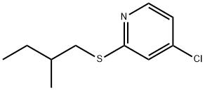 Pyridine, 4-chloro-2-[(2-methylbutyl)thio]-
