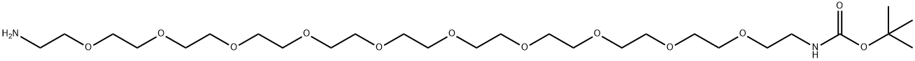 氨基叔丁氧羰基-十聚乙二醇-氨基