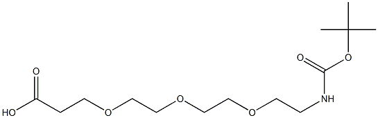 叔丁氧羰基三聚乙二醇丙酸