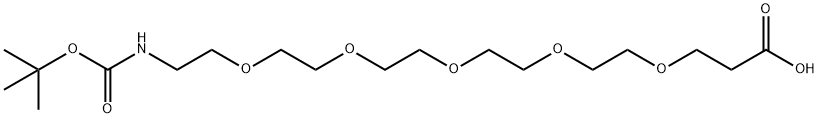 5,8,11,14,17-Pentaoxa-2-azaeicosanedioic acid, 1-(1,1-dimethylethyl) ester